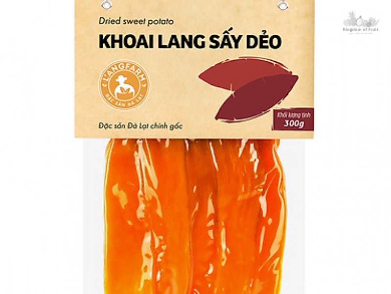 Khoai lang sấy dẻo L'angFarm - 300g