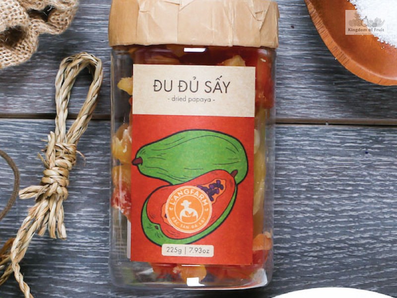 Đu đủ sấy dẻo L'angfarm - 200g