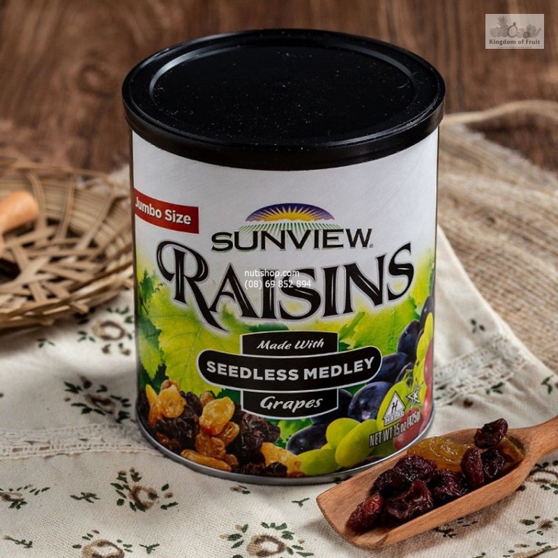 Nho khô Raisins Sunview Mix - 425g