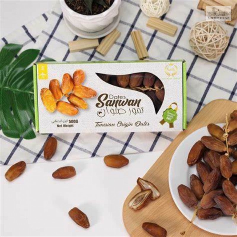 Chà là sấy khô nguyên cành Sanwan - 500g