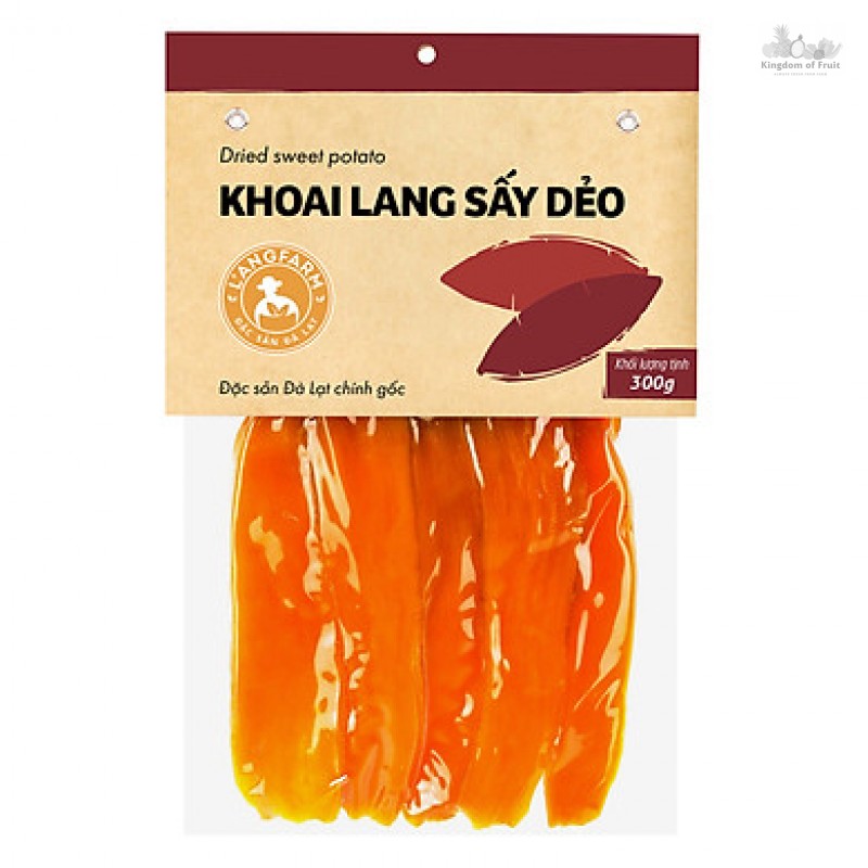 Khoai lang sấy dẻo L'angFarm - 300g