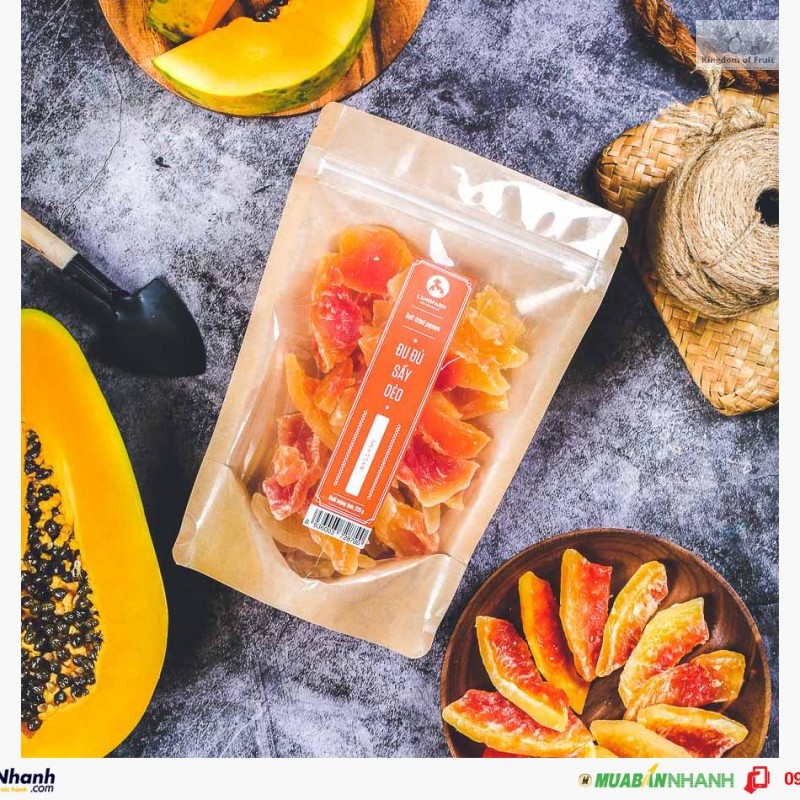 Đu đủ sấy dẻo L'angfarm - 200g